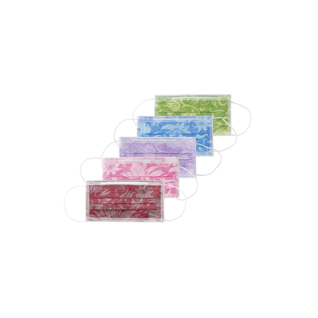 Masque Floral Extensible - Tissu Uni Pour Coussin, Rideau Ou Déco