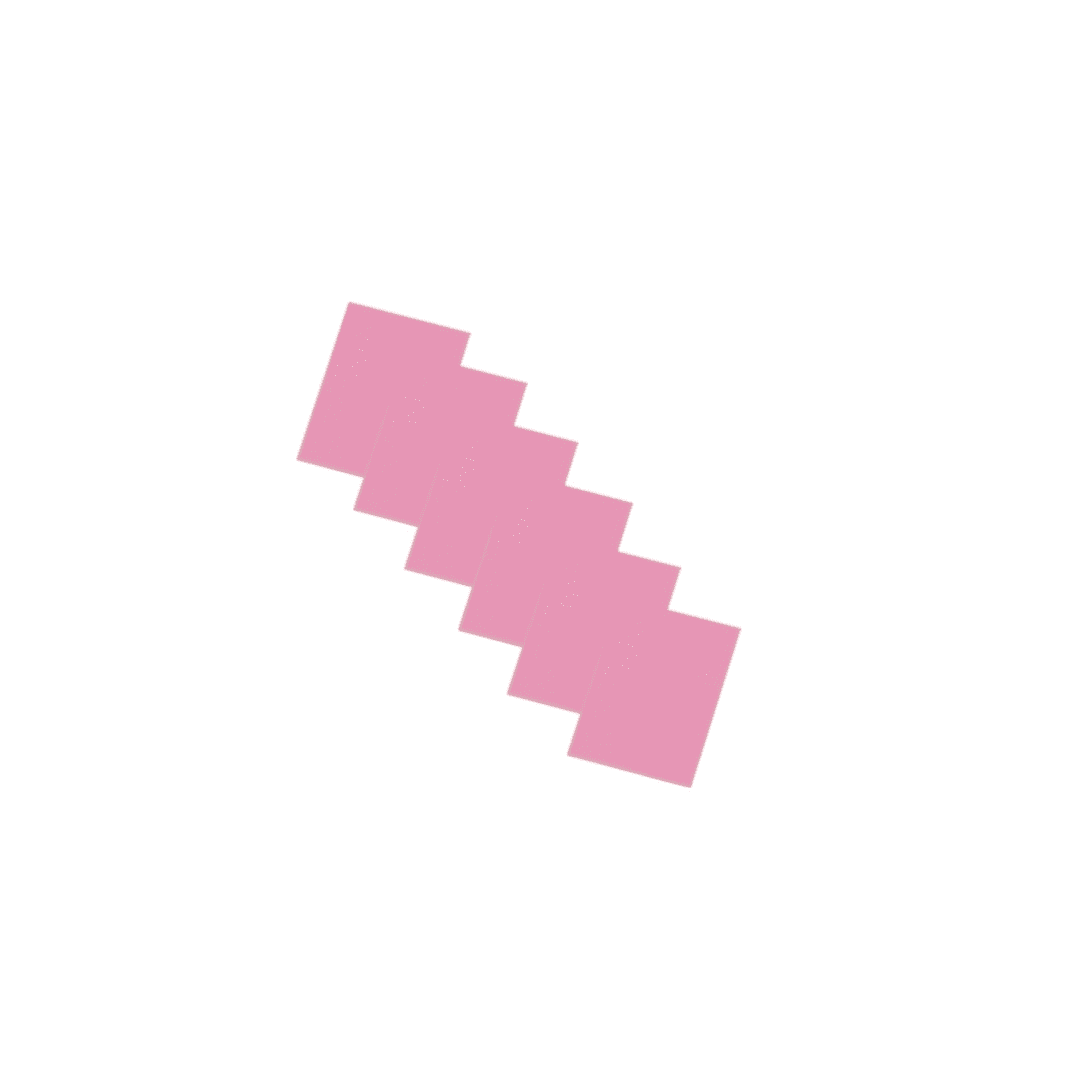 Serviettes Plastifiées - Rose